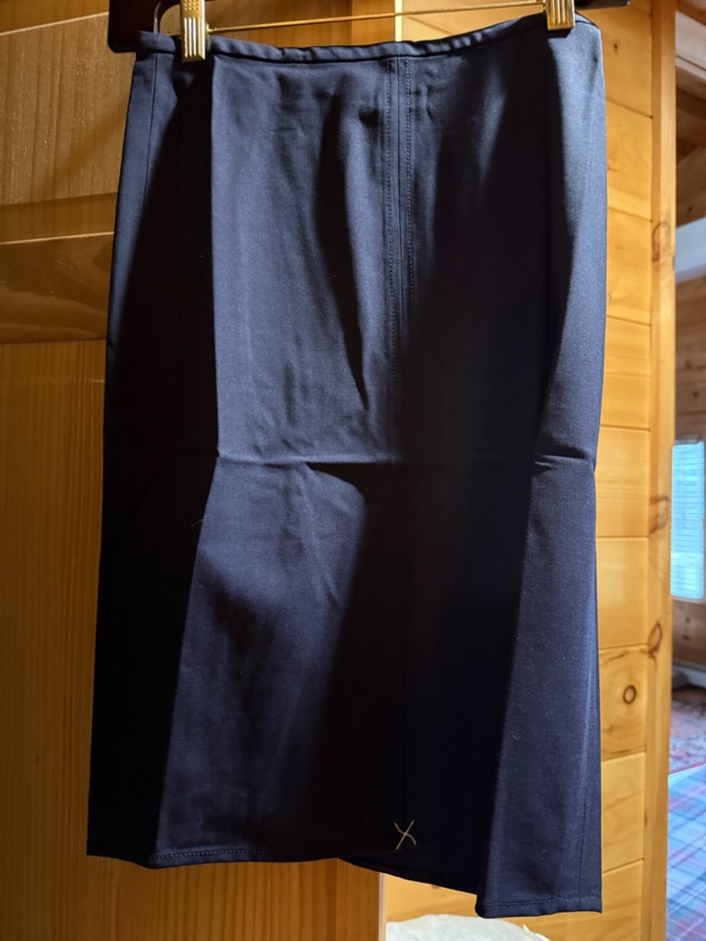J. Crew Navy Wool Pencil Skirt